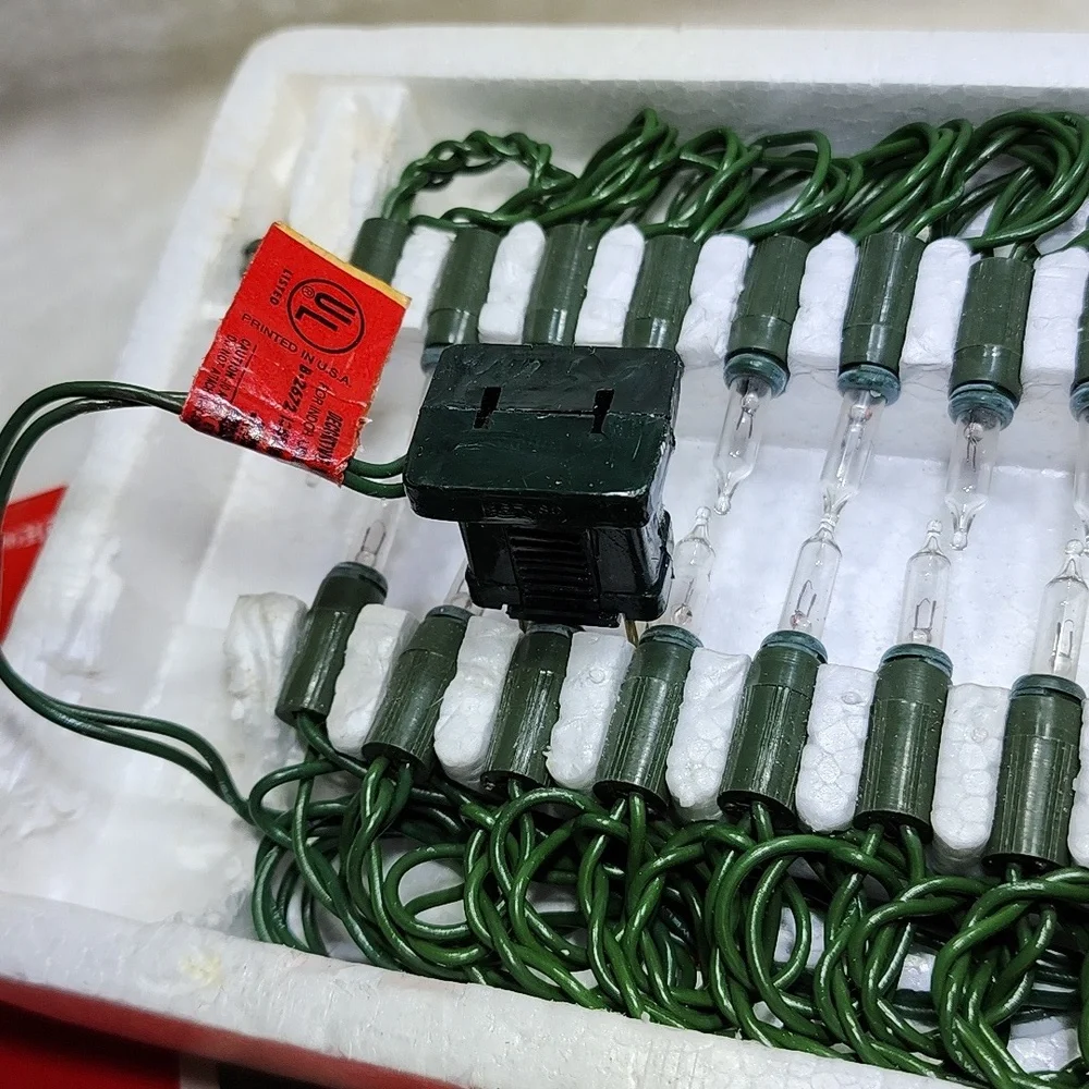 Vintage New in box Christmas Lights